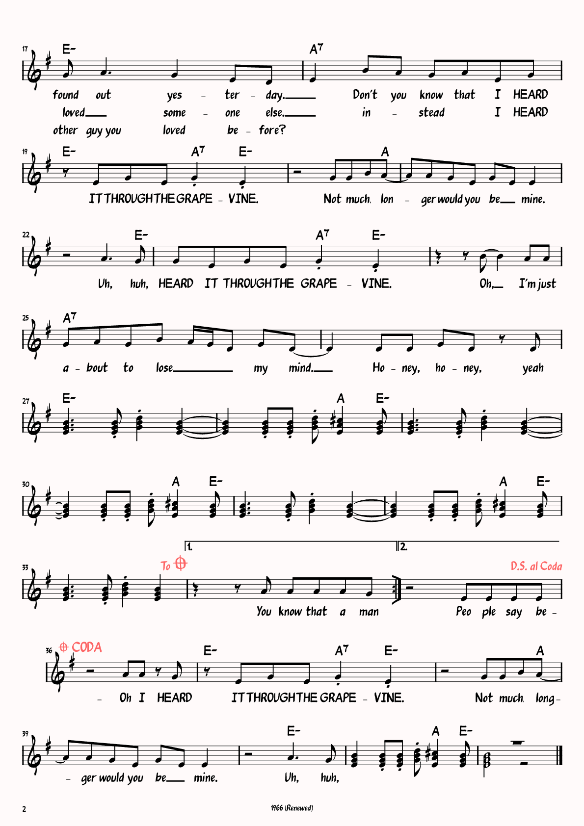 Sheet Music